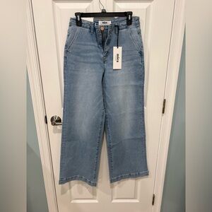 Mica Denim High Rise Wide Leg, size 9 with tags